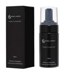 SenseLashes Eyelash Foam Cleanser 100ml for lash extensions, specially designed to remove oil and improve retention.