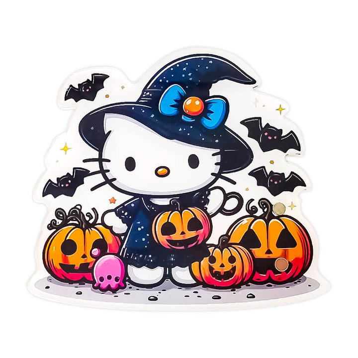 Halloween Lash Palette: Hello Kitty witch with pumpkins