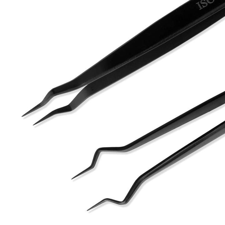 Breite Spitze Mega Volumen Wimpernverlängerungspinzetten