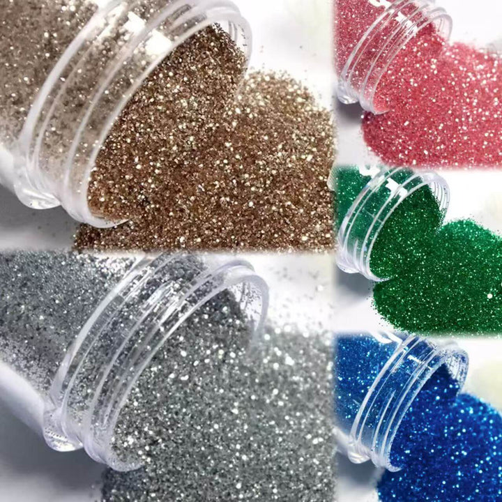 Lash glitter 10ml, various colors, for eyelash extension, silver, blue, pink, green and gold