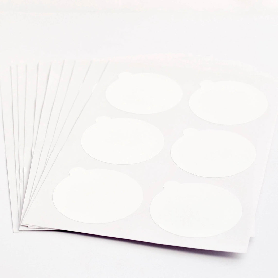 White disposable glue stickers for eyelash extension, 60pcs pack, for easy cleaning