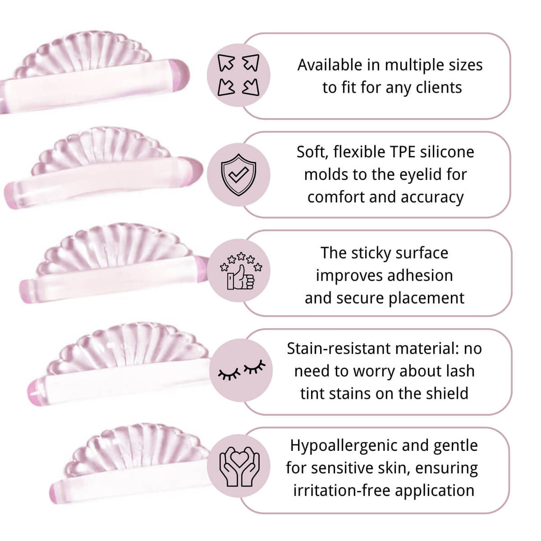 Lash Lift Shields - Round Shape