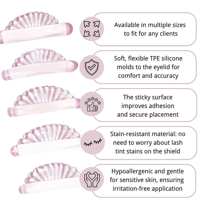 Lash Lift Shields - Round Shape