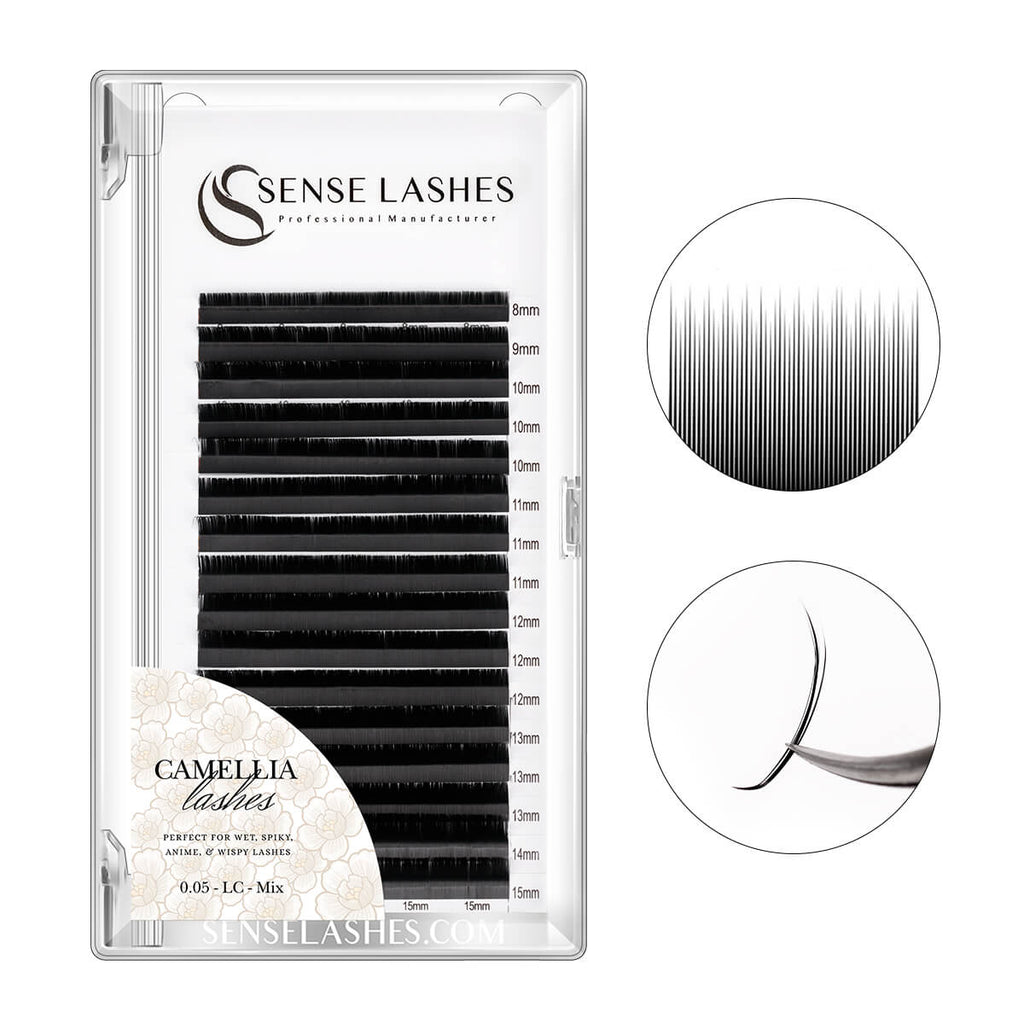Camellia Volume Lash Extensions | LJ/LB/LC/LD Curls – SENSELASHES