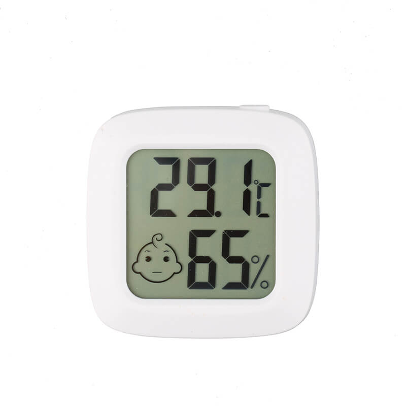 Digital Hygrometer showing 29.1°C and 65% humidity, ideal for lash adhesive 