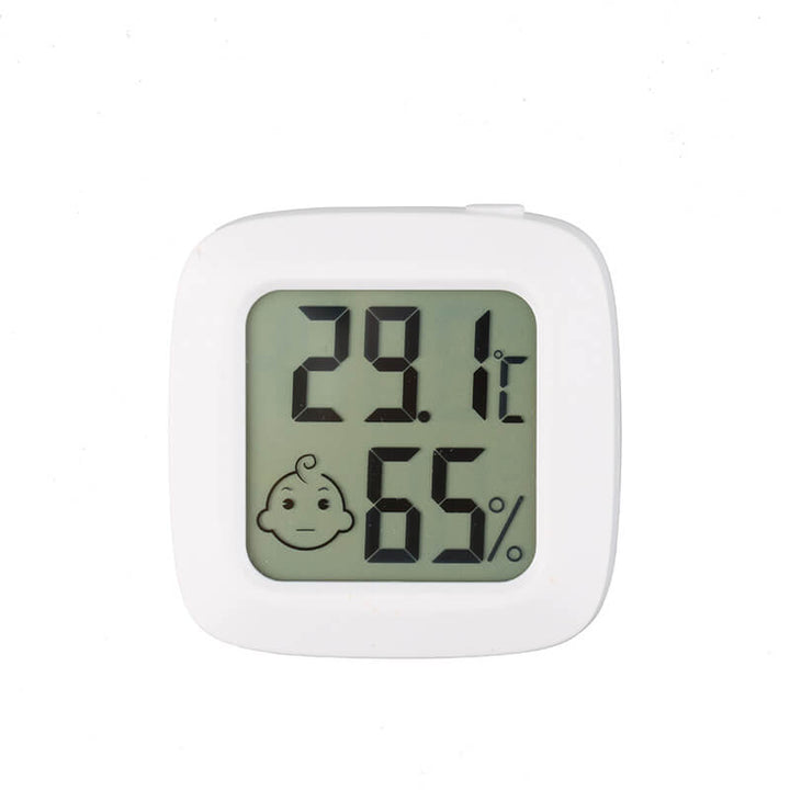 Digital Hygrometer showing 29.1°C and 65% humidity, ideal for lash adhesive 
