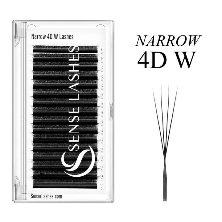 Narrow 4D W Eyelash Extension