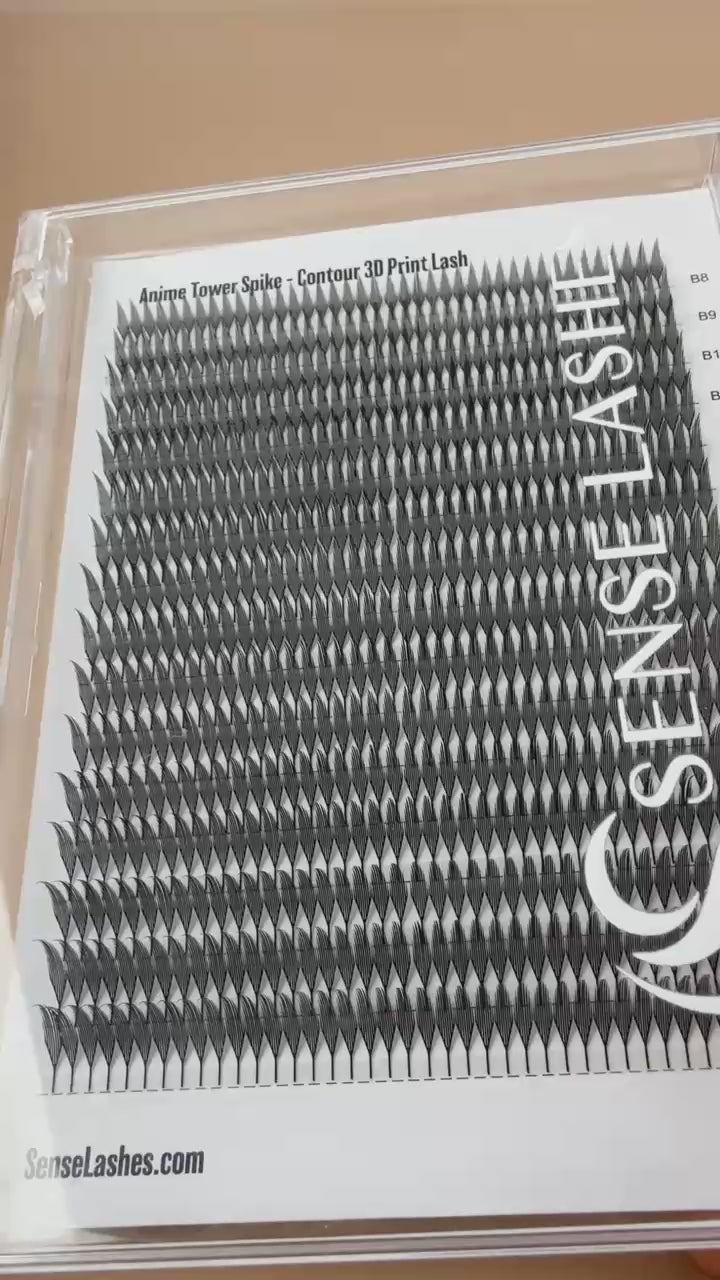 Anime Tower Spike - Contour Laser Print Eyelash Extension