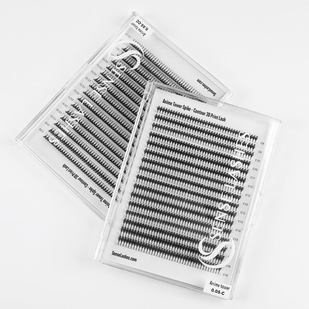 Anime Tower Spike - Contour Laser Print Eyelash Extension