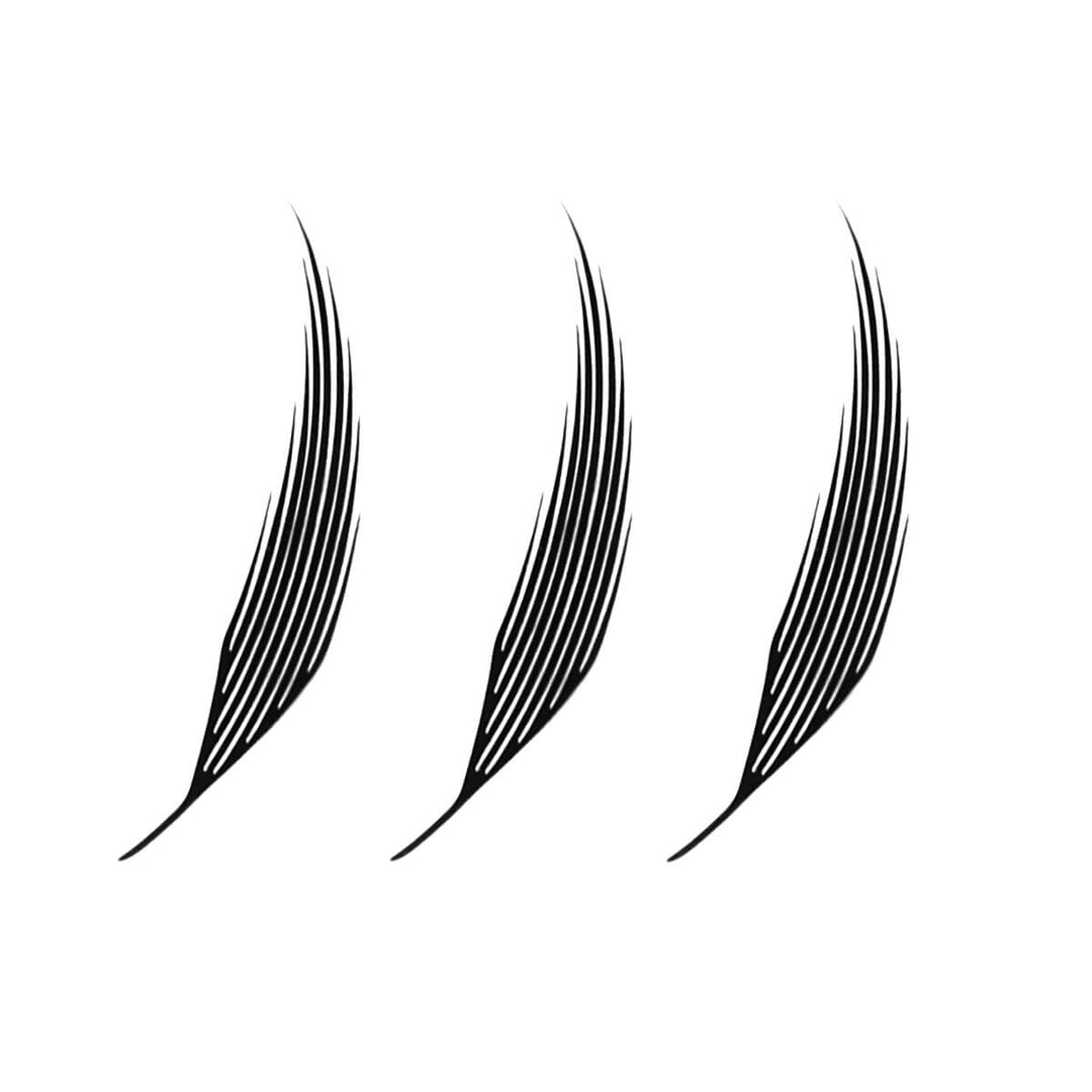 Anime Tower Spike - Contour Laser Print Eyelash Extension