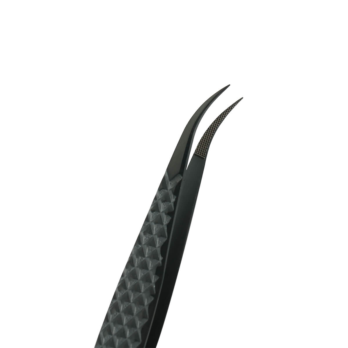 Straight Pointed Tweezers | Sharp Black Isolation Tool – SENSELASHES