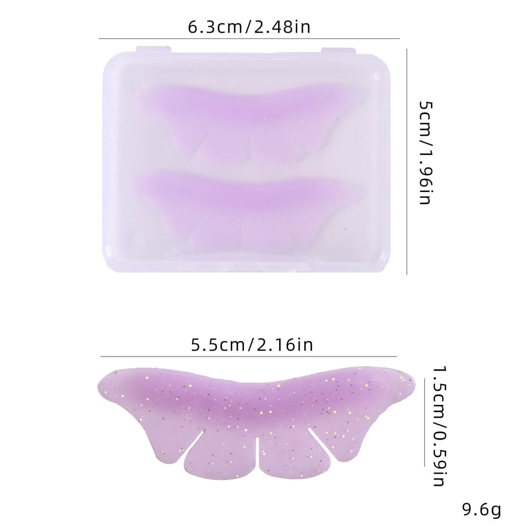 Underlash Lift Shields - Glitter Butterfly