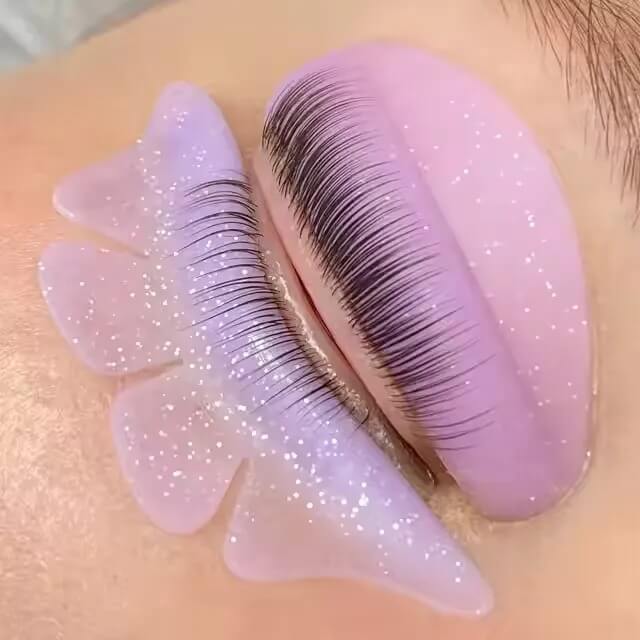 Underlash Lift Shields - Glitter Butterfly