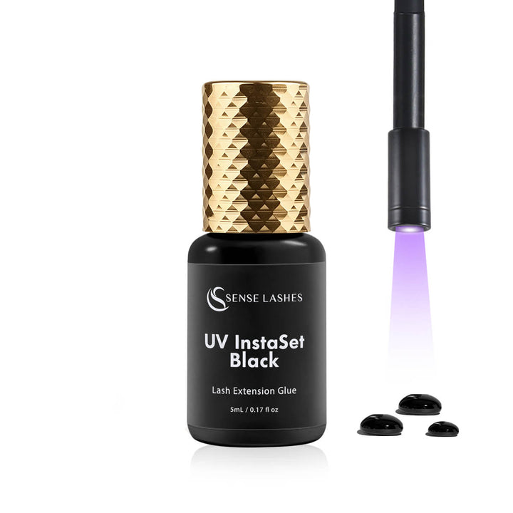 UV Instaset Black - Glue for Eyelash Extensions 5ml