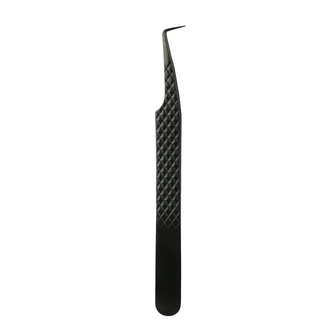 90° Skinny Mega Volume Fiber Tip Tweezers SLB-02 - Professional eyelash extension tweezers