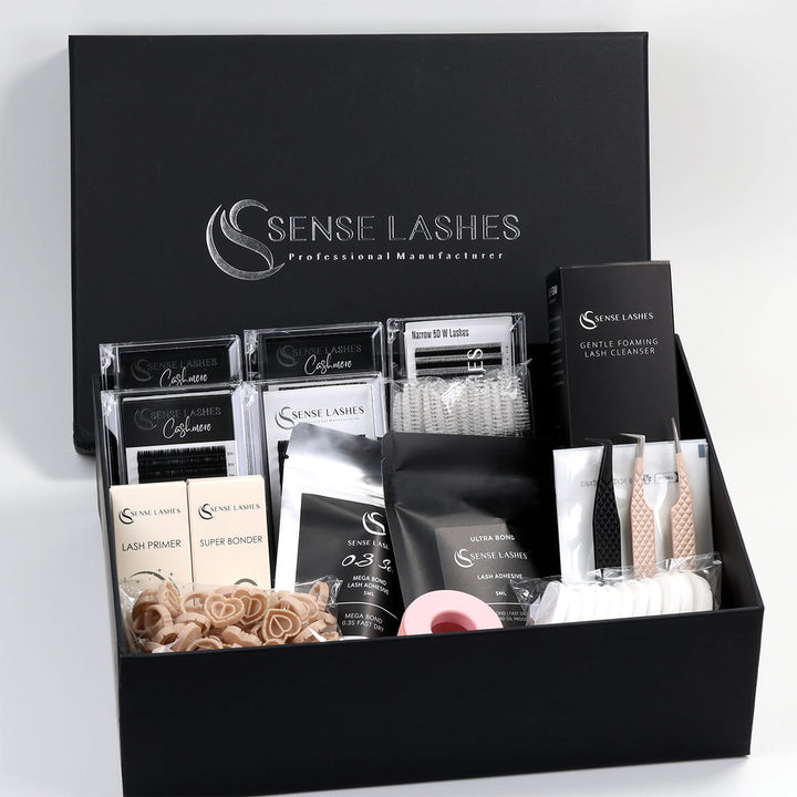Pink Wimpern Nachsorge-Kits