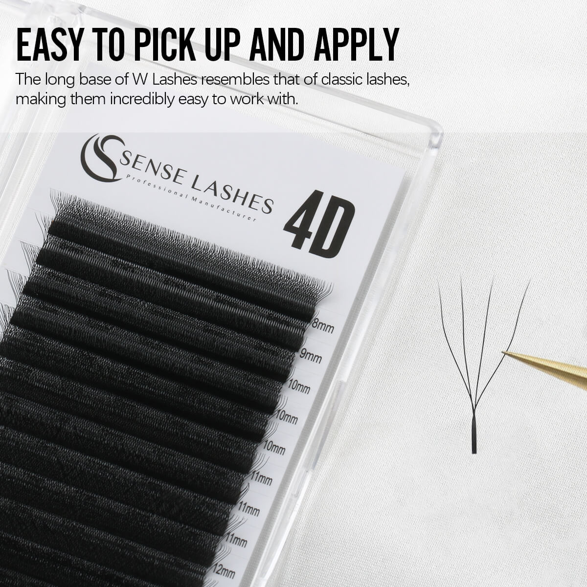 W-4D ボリュームラッシュ | プレミアムプレメイドファン