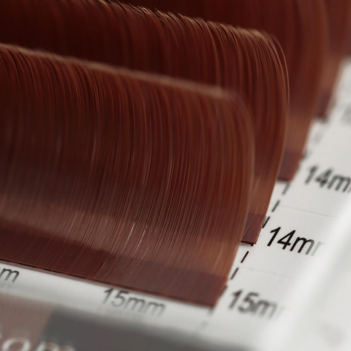 Pestañas Auburn Fiery Rust Marrón Mate