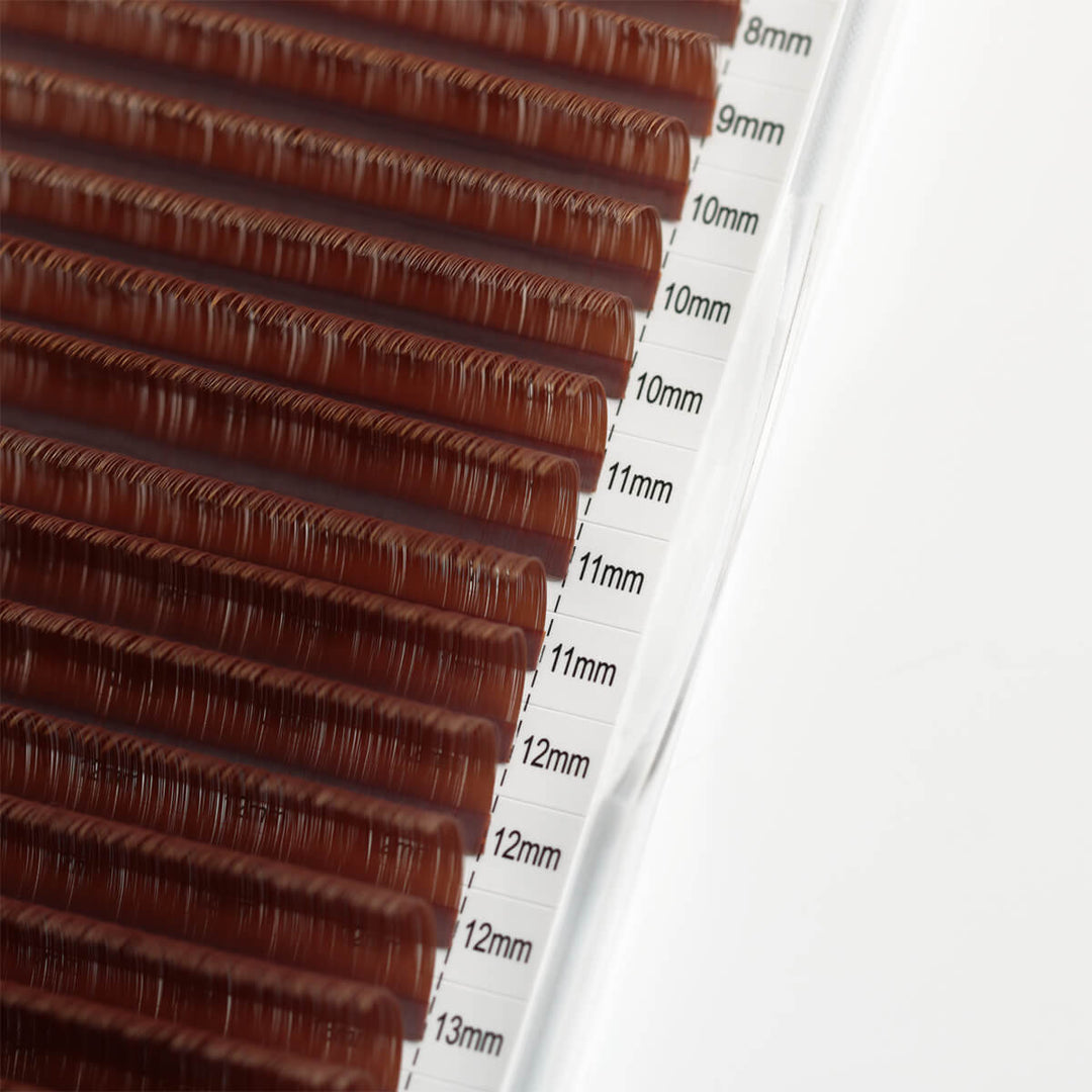 Pestañas Auburn Fiery Rust Marrón Mate