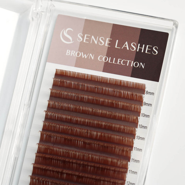 Pestañas Auburn Fiery Rust Marrón Mate