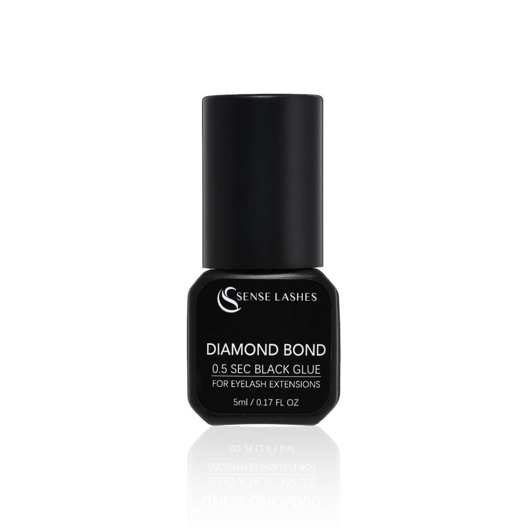 SENSELASHES Diamond Bond 0.5 Sec Black Glue for Eyelash Extensions 