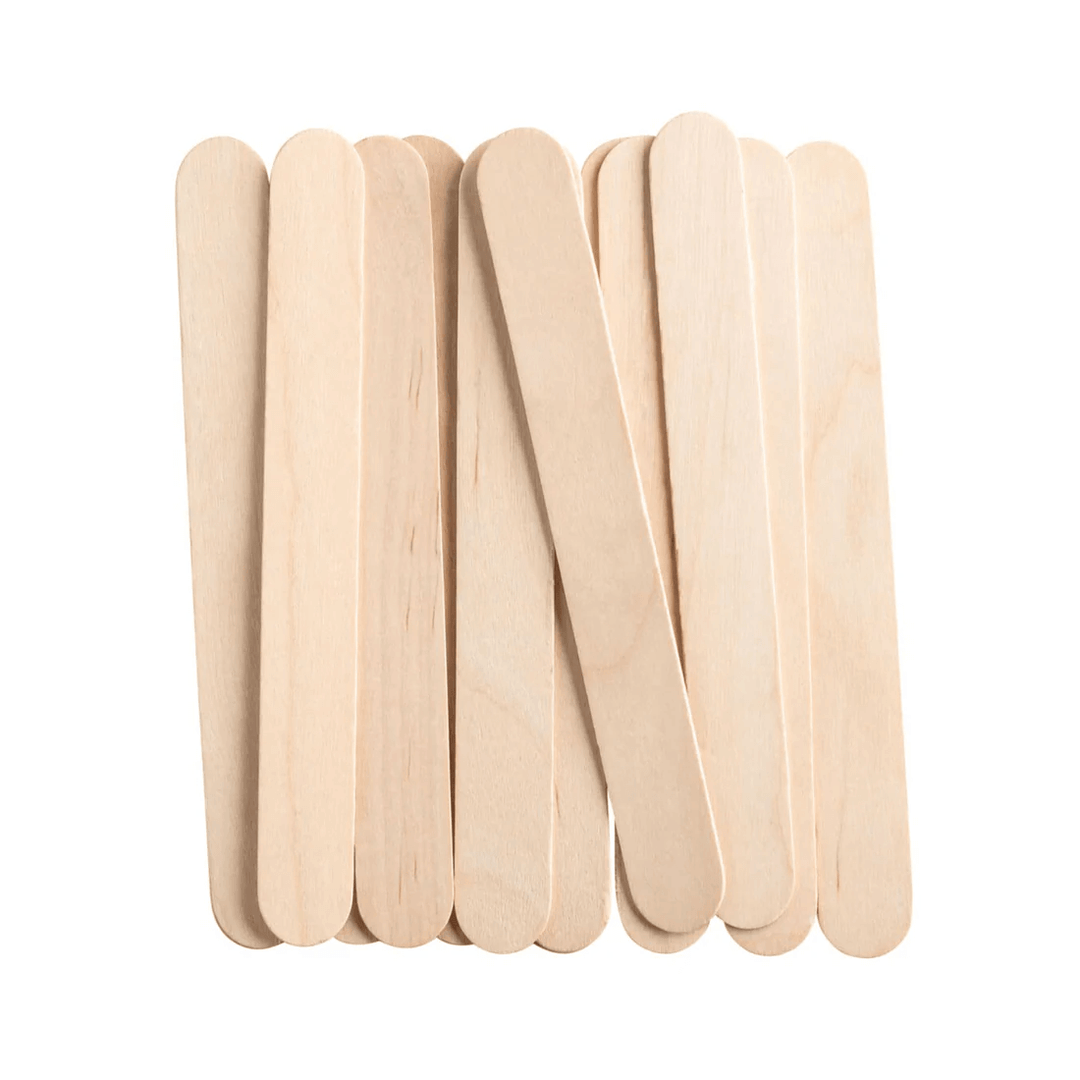 Wooden wax sticks, perfect size spatulas for full body waxing, disposable for sanitation, salon supplies
