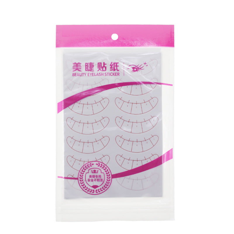 Lash mapping stickers pack for professional eyelash extensions 