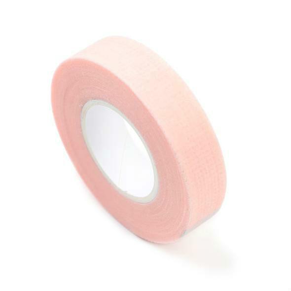 Pink paper tape roll for eyelash extensions 