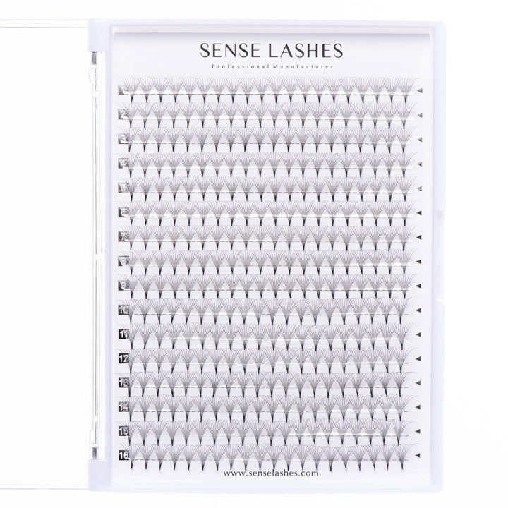 SENSELASHES 16 rows 5D 6D 7D Premade Volume Fans Lashes. Professional lash supplies. 