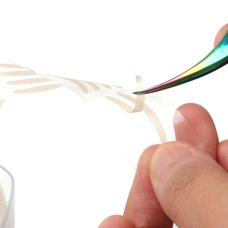 Eyelid tape application, SENSELASHES eyelid tape product detail 