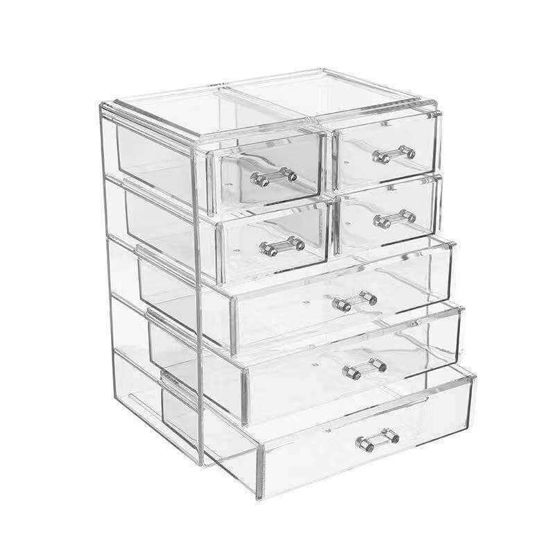 Clear acrylic lash room organizer storage box 