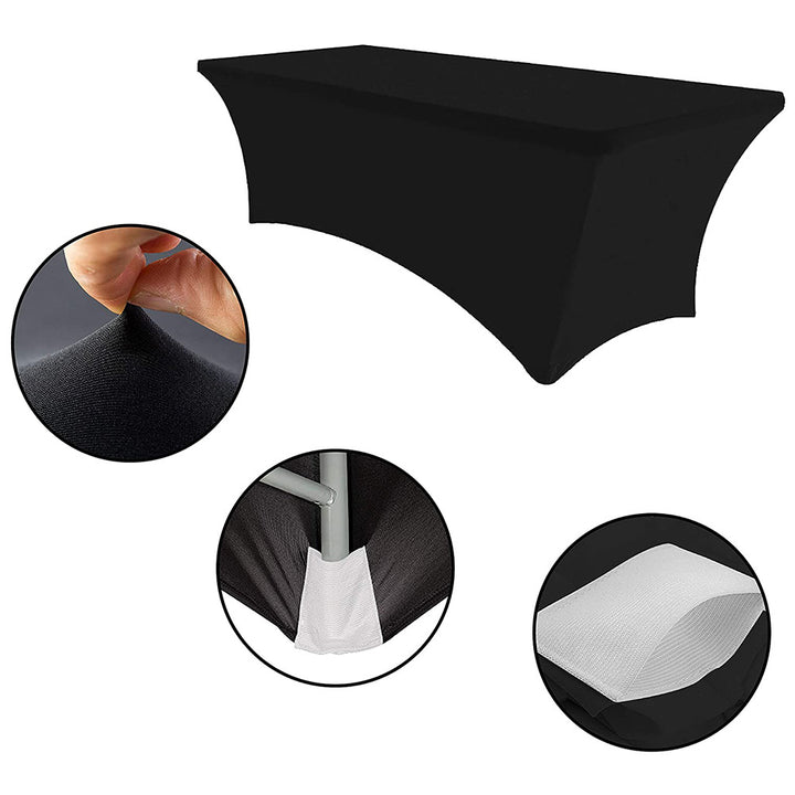 Black stretchable bed cover for lash salons - SENSELASHES 
