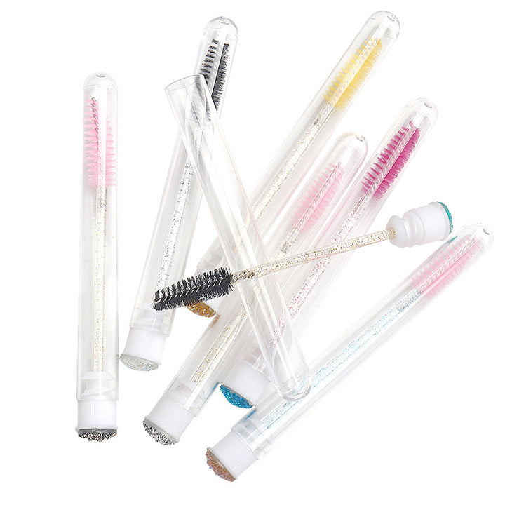 Senselashes eyelash brushes, colorful wands with glitter and diamond bottom 