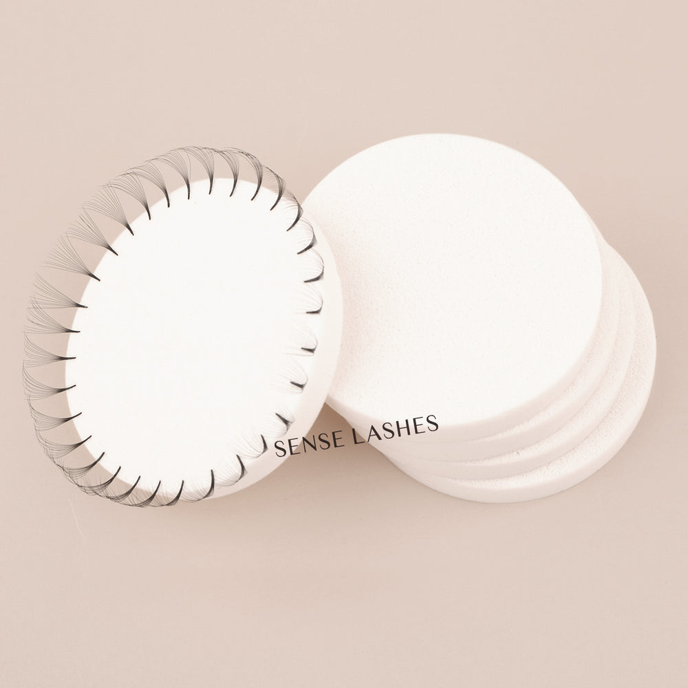 Eyelash extension sponge for volume fans, SENSELASHES product 