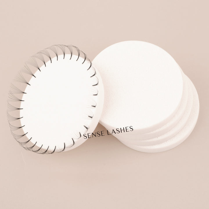 Eyelash extension sponge for volume fans, SENSELASHES product 