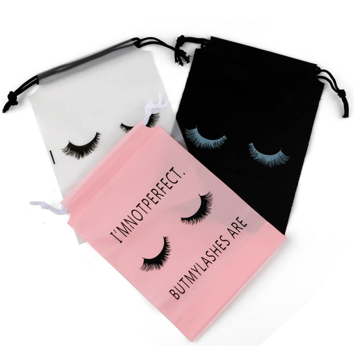 Eyelash Pattern Lash Aftercare Bags - SENSELASHES