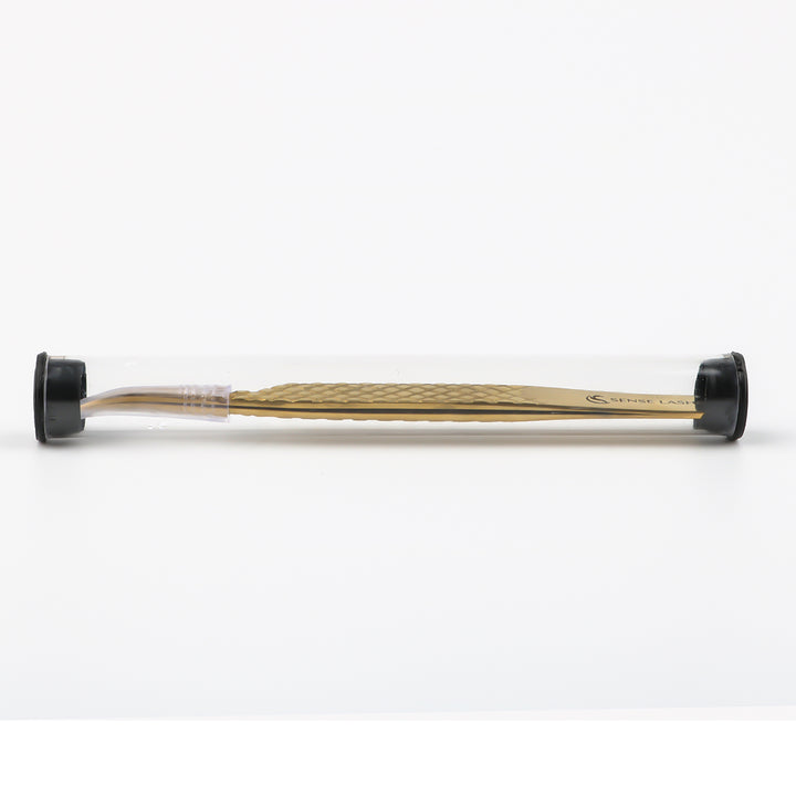 GSL-06 GOLD TWEEZERS FOR EYELASH EXTENSION - SENSELASHES
