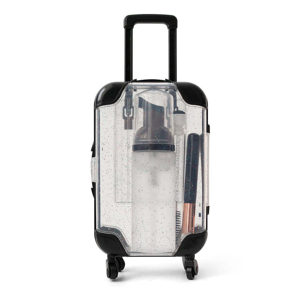 Eyelash Aftercare Kit - Mini Suitcase with Cleanser and Brush 