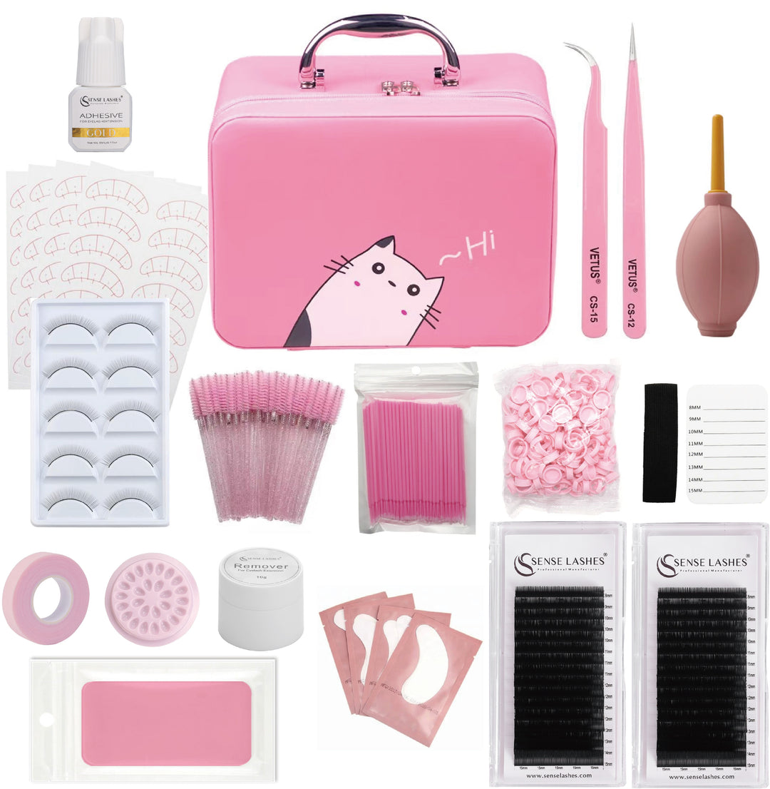 Hot Starter Kit Easy Fanning Lash with Essential Tools and Supplies 