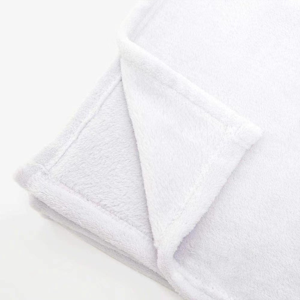 White velvet lash blanket for lash salon clients 