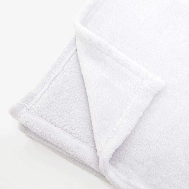 White velvet lash blanket for lash salon clients 