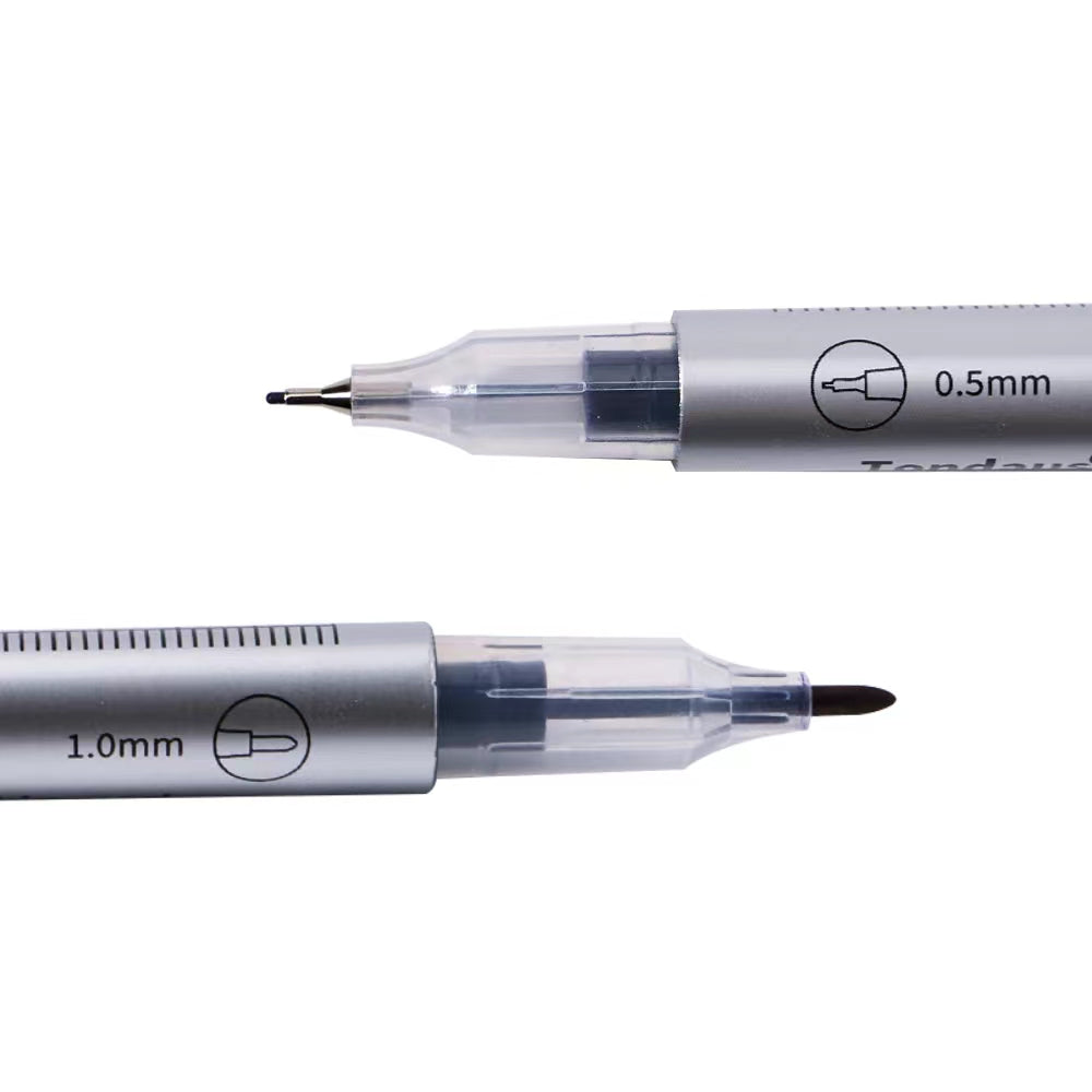 Double-sided marker pen with 0.5mm and 1.0mm tips for lash mapping 