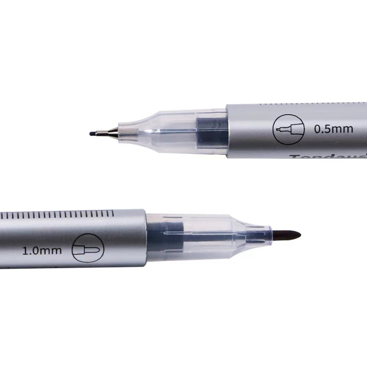 Double-sided marker pen with 0.5mm and 1.0mm tips for lash mapping 