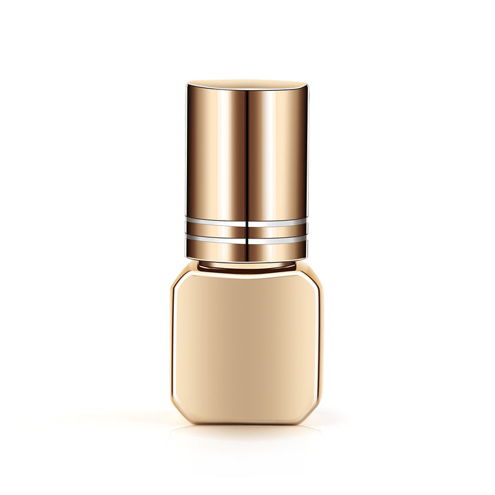 Gold eyelash extension glue bottle, SENSELASHES 